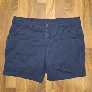 Blue, Maurices shorts, size 16